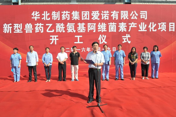 mg冰球突破新型兽药乙酰氨基阿维菌素产业化项目开工